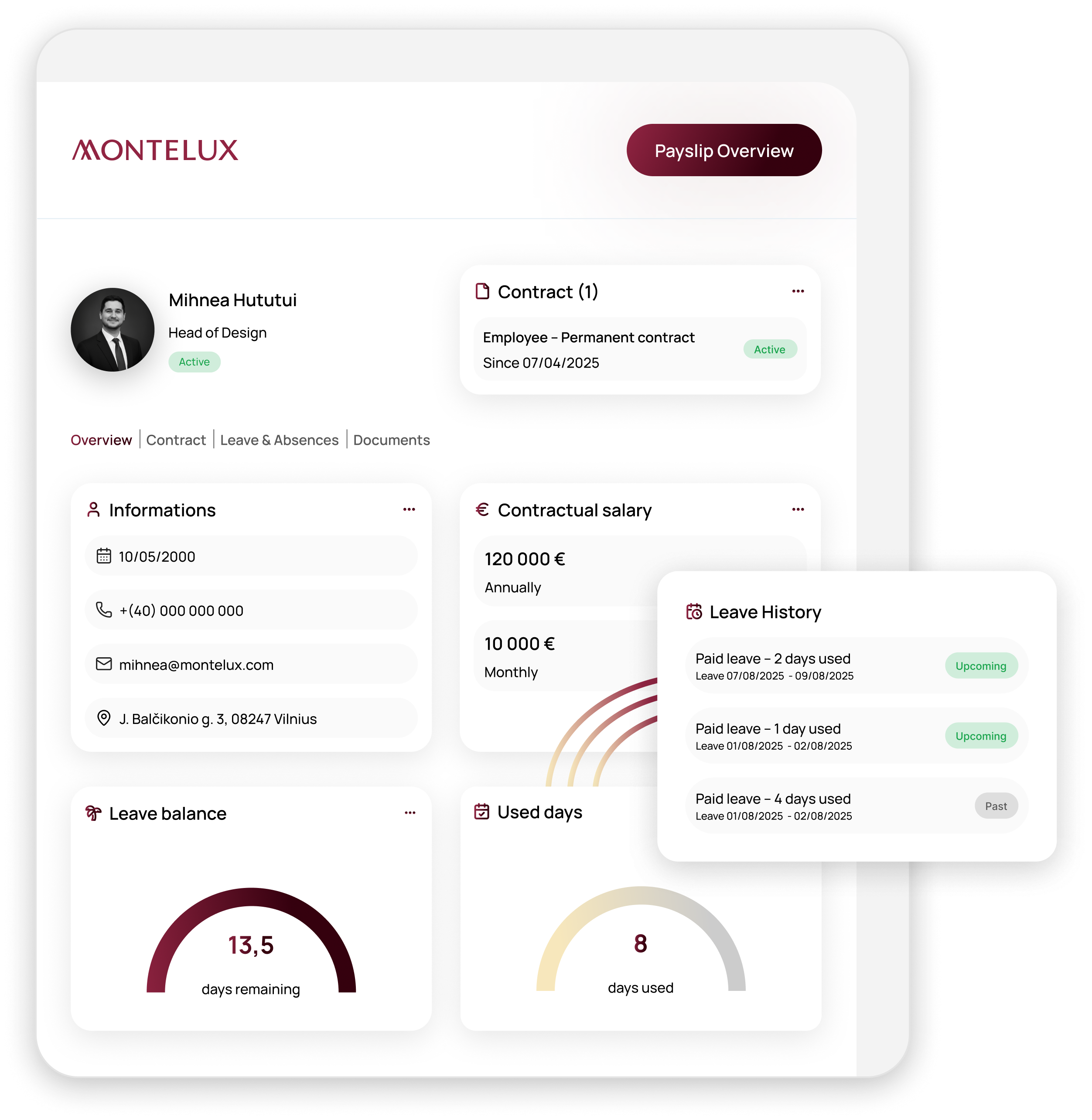 HR Platform Feature