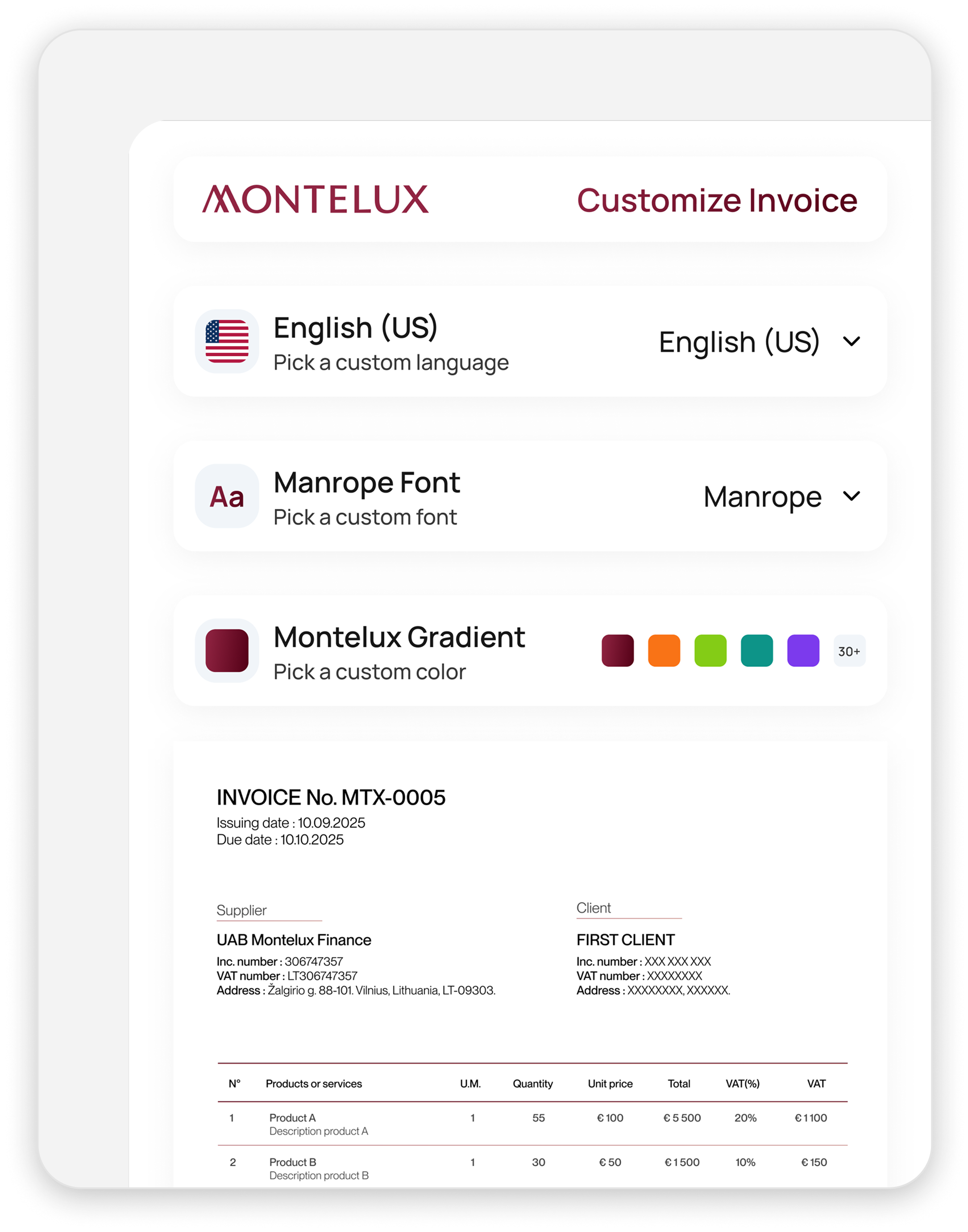 Invoicing Platform